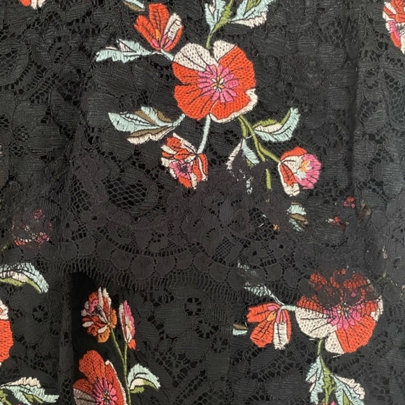 🆕️Rebecca Taylor Embroidered Lace Floral Dress size 10 - Picture 12 of 12